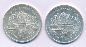 1992. 200Ft Ag "MNB" (2x) T:AU,XF patina
Adamo F13