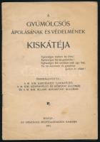 A gyümölcsös ápolásának és védelmének kiskátéja. 1931, Országos Mezőgazdasági Kamara. Kiadói papírkötés, kopottas állapotban.