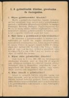 A gyümölcsös ápolásának és védelmének kiskátéja. 1931, Országos Mezőgazdasági Kamara. Kiadói papírkö...