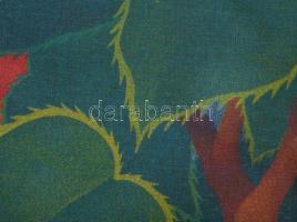 Koday László (1945-): BASF Hungária naptár-plakát, 1995. Nyomat, vászon, jelzett a nyomaton, felteke...