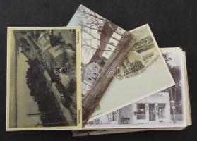 136 db magyar reprint városkép, különböző települések, néhány duplum lappal / 136 modern Hungarian reprint town postcards