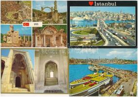 TÖRÖKORSZÁG - 12 db MODERN város képeslap / TURKEY - 12 modern town postcards