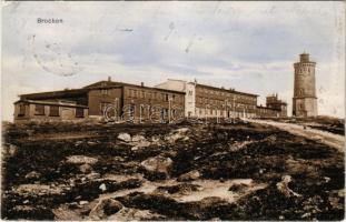 1910 Brocken, Blocksberg, Brocken Hotel / hotel, observatory, mountain. Rud. Schade (EK)