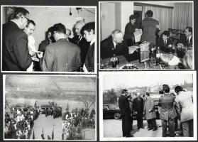 1971 Budapest, A. V. Filipcsenko űrhajós ezredes és B. N. Rogyionov professzor Távközlési Kutató Int...