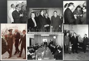 1971 Budapest, A. V. Filipcsenko űrhajós ezredes és B. N. Rogyionov professzor Távközlési Kutató Int...