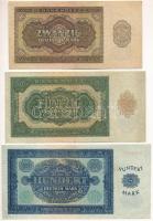 Német Demokratikus Köztársaság 1948. 20M + 50M + 100M T:F
German Democratic Republic 1948. 20 Mark ...