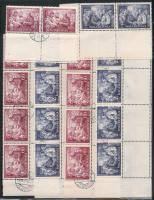 1952 Rákosi 10-10 db 60f és 2Ft alsó üres mezővel (24.000)