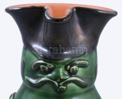 Mezőtúri miskakancsó, jelzett, m: 19 cm