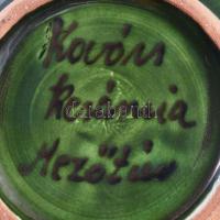 Mezőtúri miskakancsó, jelzett, m: 19 cm