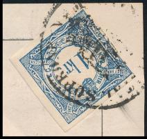 1880 A Fliegende Blätter 1801-es száma 1kr Hírlapilletékbélyeggel, "SOPRON" bélyegzéssel