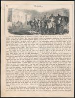 1880 A Fliegende Blätter 1801-es száma 1kr Hírlapilletékbélyeggel, "SOPRON" bélyegzéssel