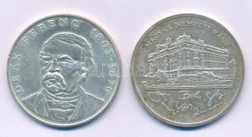 1992. 200Ft Ag "MNB" + 1994. 200Ft Ag "Deák" T:AU,XF patina
Adamo F13, F13.1