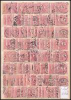 640 db Feketeszámú 5kr 2 db közepes berakólap minden oldalán