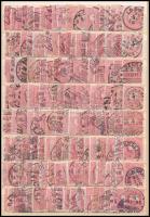 640 db Feketeszámú 5kr 2 db közepes berakólap minden oldalán