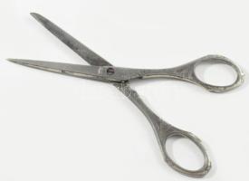 Solingen antik olló, h: 14 cm