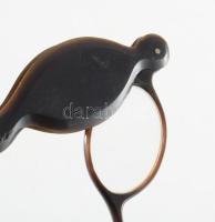 Antik kihajtható szemüveg, h: 12,5 cm