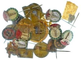 20db-os, főleg magyar jelvényből álló tétel T:vegyes, közte sérült