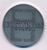 2003 k. "Budapesti Corvinus Egyetem / SCIENTIA MEA ADIUTOR MEUS" ezüstpatinázott bronz emlékérem, kapszulában (42,5mm) T:UNC