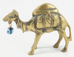 Bronz teve asztaldísz, 10x7 cm