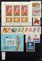 1975-1978 Szépen kezelt gyűjtemény első kézből, 12 lapos, A/4-es berakóban (46.150)