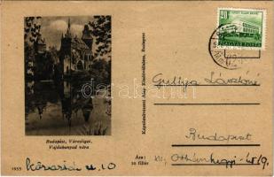 1956 Budapest XIV. Városliget, Vajdahunyad vára. Képzőművészeti Alap Kiadóvállalata