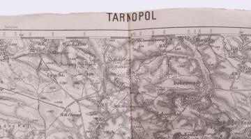 1914 Tarnopol és környékének katonai térképe, Zone 7 Kol. XXXIII., 1:75 000, kiadja: K.u.k. Militäge...