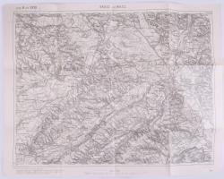 1914 Kalusz és Halicz környékének katonai térképe, Zone 9 Kol. XXXI., 1:75 000, kiadja: K.u.k. Militägeographisches Institut, 42×54 cm