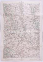 1915 Kolomea és környékének katonai térképe, 1:200 000, kiadja: K.u.k. Militägeographisches Institut, 62×43 cm