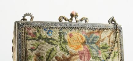 Színházi táska, kőhiánnyal, 18x18 cm