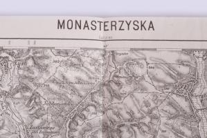 1914 Kolomea és környékének katonai térképe, Zone 9 Kol. XXXII., 1:75 000, kiadja: K.u.k. Militägeog...