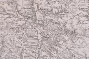 1914 Pomorzany és környékének katonai térképe, Zone 7 Kol. XXXII., 1:75 000, kiadja: K.u.k. Militäge...