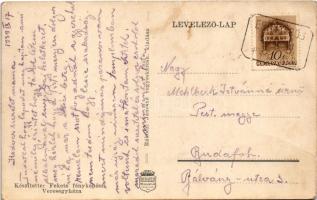 1939 Erdőkertes (Erdőkertes), Vasútállomás, vonat, mozdony. Készítette Fekete fényképész. Kiadja Rák...