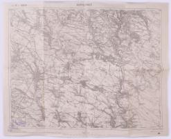 1914 Kopyczynce és környékének katonai térképe, Zone 9 Kol. XXXIV., 1:75 000, kiadja: K.u.k. Militägeographisches Institut, 42×54 cm