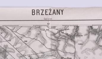 1914 Brzezany és környékének katonai térképe, Zone 8 Kol. XXXIII., 1:75 000, kiadja: K.u.k. Militäge...