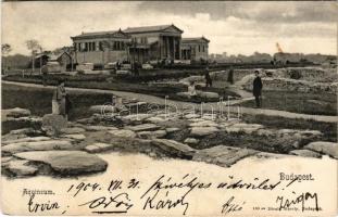 1904 Budapest III. Aquincum, Óbuda, romok. Divald Károly 130. sz. (EK)