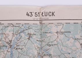 1915 Luck és környékének katonai térképe, 1:200 000, kiadja: K.u.k. Militägeographisches Institut, 6...