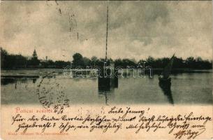 1900 Palics, Palic; részlet. Heumann Mór kiadása / detail (EK)