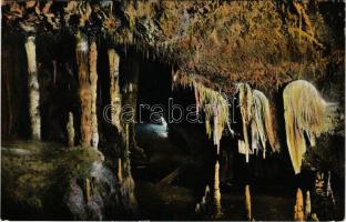 1928 Aggteleki cseppkőbarlang, belső. Magyarországi Kárpát Egyesület kassai osztály kiadása (EK)