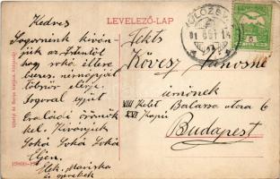 1911 Kolozsvár, Cluj; Mátyás király szülőháza, múzeum, műkönyvkötészet. Ujhelyi és Boros kiadása, W....