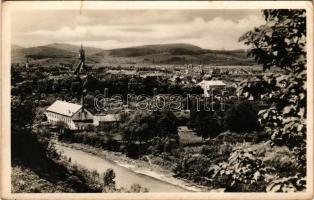 1943 Beszterce, Bistritz, Bistrita; látkép / general view (gyűrődés / crease)