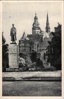 1938 Kassa, Kosice; Pomnik Gen. Dr. M. R. Stefánika a dóm / szobor, dóm / statue, dom + "1938 KASSA VISSZATÉRT" So. Stpl (EK)