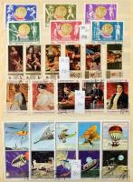 Motívum bélyegek az egész világból valamint vegyes országok 17 db berakóban ebből 8 db A/4, a többi ...