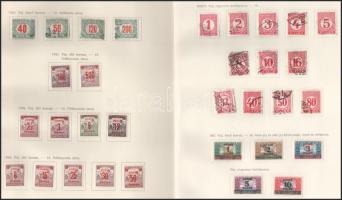 Gyűjteménymaradvány, benne portók és 3 db 1938-as kiadású blokk