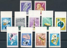 1965 Nyugodt Nap éve ívszéli vágott sor és VOSZHOD vágott sor (9.000)