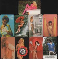10 db hölgyeket ábrázoló és erotikus kártyanaptár