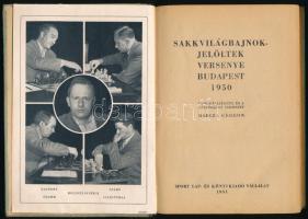 Barcza Gedeon: Sakkvilágbajnok-jelöltek versenye Budapest 1950. Bp., Sportlap- és Könyvkiadó Vállala...