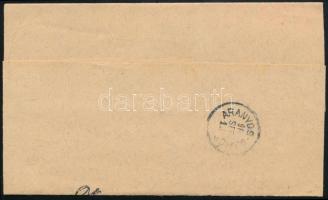 1903 Hivatalos levél "SZOMBATHELY" bélyegzéssel, kiállítási minőségben