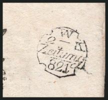 1821 Pressburger Zeitung (8 oldal) nagyon szép fejléccel és szignettával