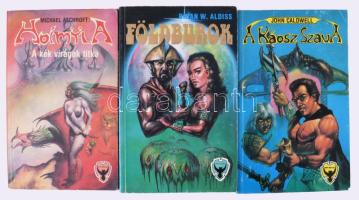 3 db könyv - Brian W. Aldiss: Földburok; John Caldwell: A Káosz Szava; Michael Aschroft: Hoimyla. Kiadói papírkötés, jó állapotban.