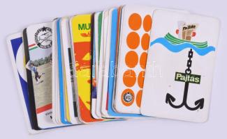 Vegyes kártyanaptár tétel, kb. 100 db